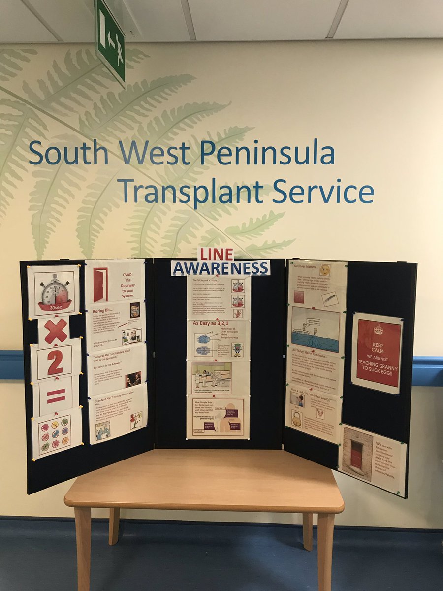 sharonraymond50's tweet photo. Today is the start of Bracken and Birch’s line awareness week!! #keepingpatientssafe #savinglives #haematology #haemteam #everydayisateachingday @UHP_NHS @EdCoxNHS https://t.co/vJt24qLt7l