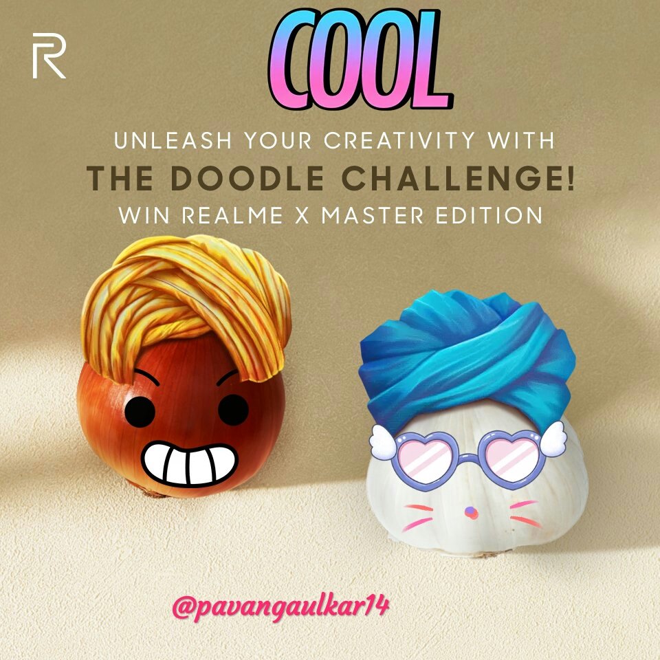 pavangaulkar14's tweet photo. @realmemobiles Here's my entry team
#RealmeX #MasterOfDesign #TheDoodleChallenge 
@realmemobiles 

Join
@witty_vishal 
@G_hsr7 
@NikitaBobade3 
@Sagar14Naik 
@prashantDocean 
@itzmevij https://t.co/6yeYNzeibb