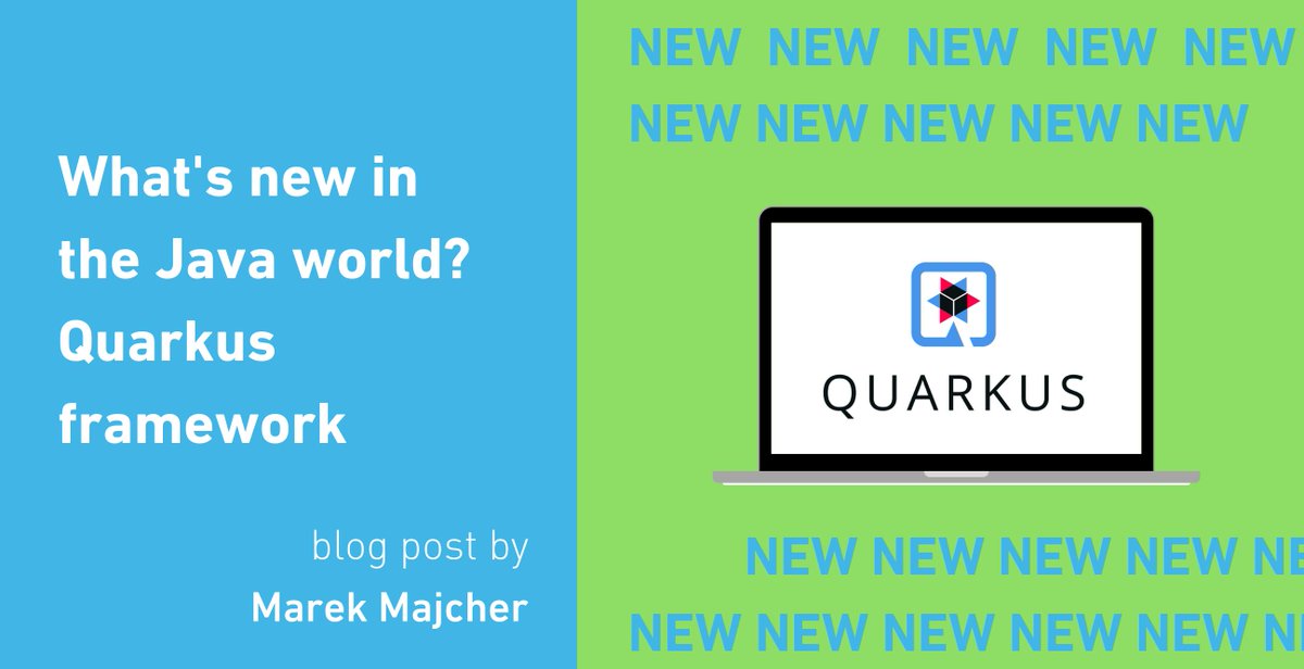 #KainosPolska dzieli się wiedzą!

Co nowego w świecie Javy? Marek Majcher, Senior Software Engineer w Kainos, opowiada o Quarkus nowym frameworku od Red Hat, który był jednym z najgorętszych tematów podczas konferencji Devoxx 2019.

kainos.pl/blog/techniczn…