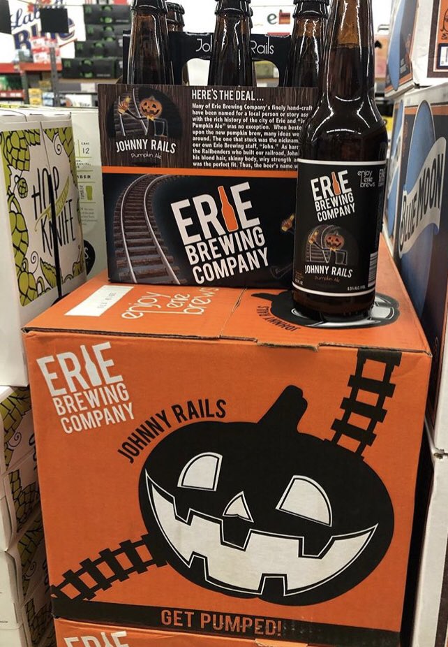 ErieBrewingCo's tweet photo. He’s back! #johnnyrails https://t.co/LKbypALoGQ