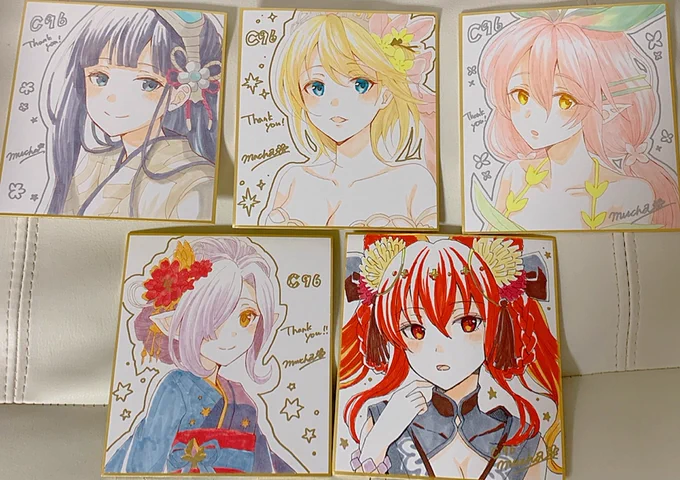 色紙描きました〜
1枚¥3000です!おひとり様1枚になりますのでよろしくお願いします! 