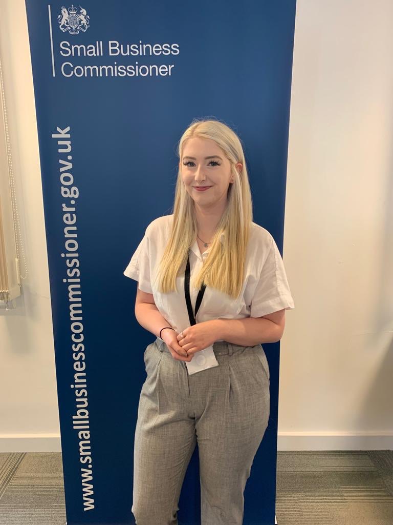 SB_Commissioner's tweet image. Welcome our new addition to the SBC. Rebecca has joined us this week as our first apprentice.#apprenticeships #supportlearning #opportunity