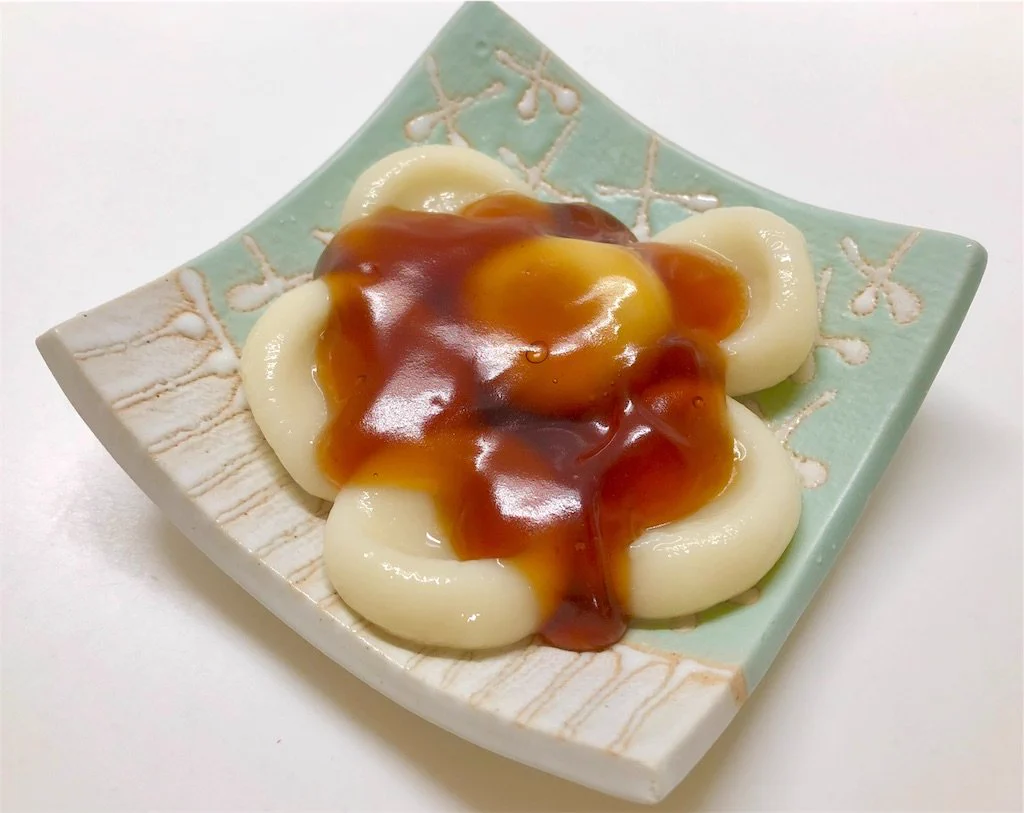 翌日までやわやわ白玉あんみつの作り方。簡単、安い、おいしそう！で夏のデザート候補です。