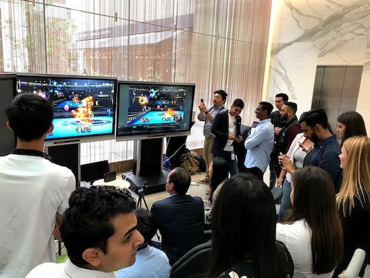 jefflui's tweet photo. An awesome event yesterday at @DeloitteCanada where we showcased #EmotionPlus. Our CEO even came down to play some videos games while we analyzed his #emotions. #AI #ML A big shoutout to the entire EmotionPlus team for pulling the event together! https://t.co/eXf8uoweZr