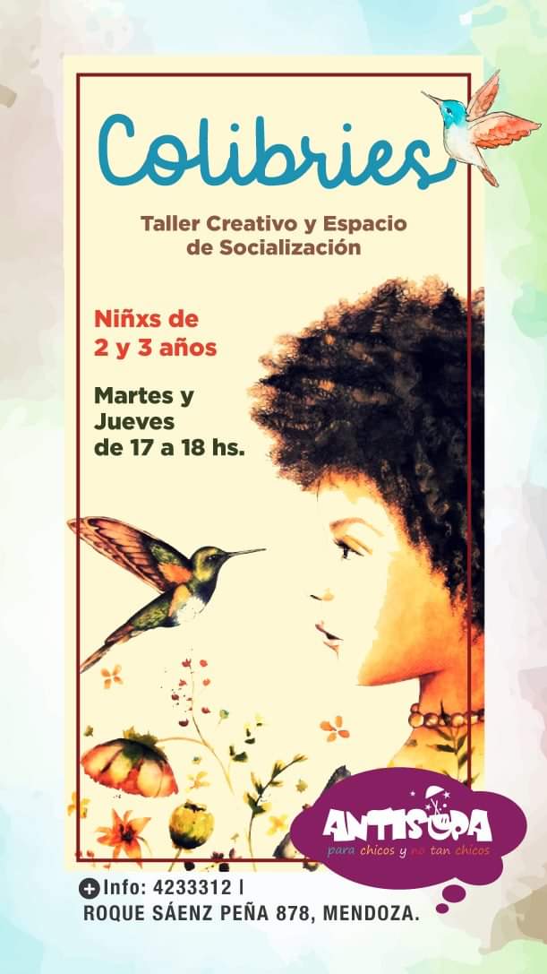 Antisopa's tweet photo. COLIBRIES: t creativo y espacio d socialización. niñxs 2 y 3 años
A través del juego desplegam la creatividad y la imaginación. Aprender a caminar el mundo es más fácil si m conozco bien y reconozco y respeto a quienes m acompañan
#antisopa #talleres #arte https://t.co/WDNETSgEuX