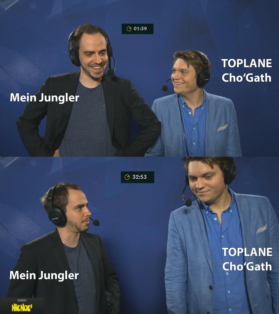 SummonersInnDE's tweet photo. Cho'Gath early game vs Cho'Gath late game - Da hat der Jungler plötzlich nichts mehr zu lachen. 🙄
#LeagueofLegends #SINNMemes #Chogath #Noway4u https://t.co/DXyOYfBYa7