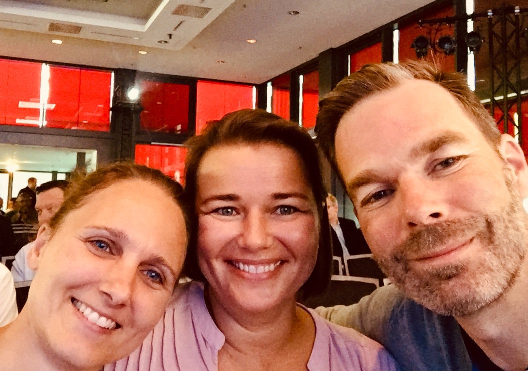 janursi's tweet photo. So great to have the EMEA @UiPath  team together in Berlin this week. Special thanks to Katrin Hamann from PwC for joining us on stage, what an amazing journey we are all on. #rpa #ai https://t.co/1Da9qrXdMr