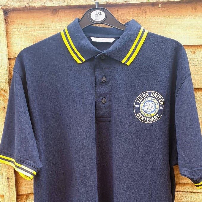 leeds united centenary polo shirt