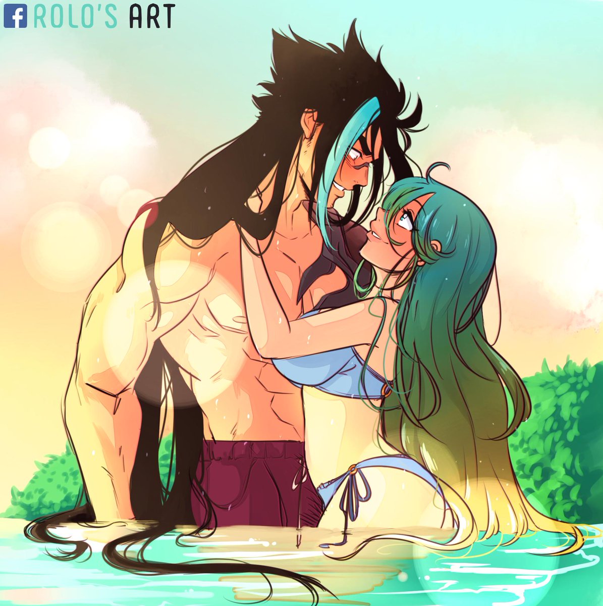 Rolochan105's tweet photo. Happy Summer! #kayn #sona #Artoflegends #LeagueOfLegends https://t.co/A2dEL3hJVO