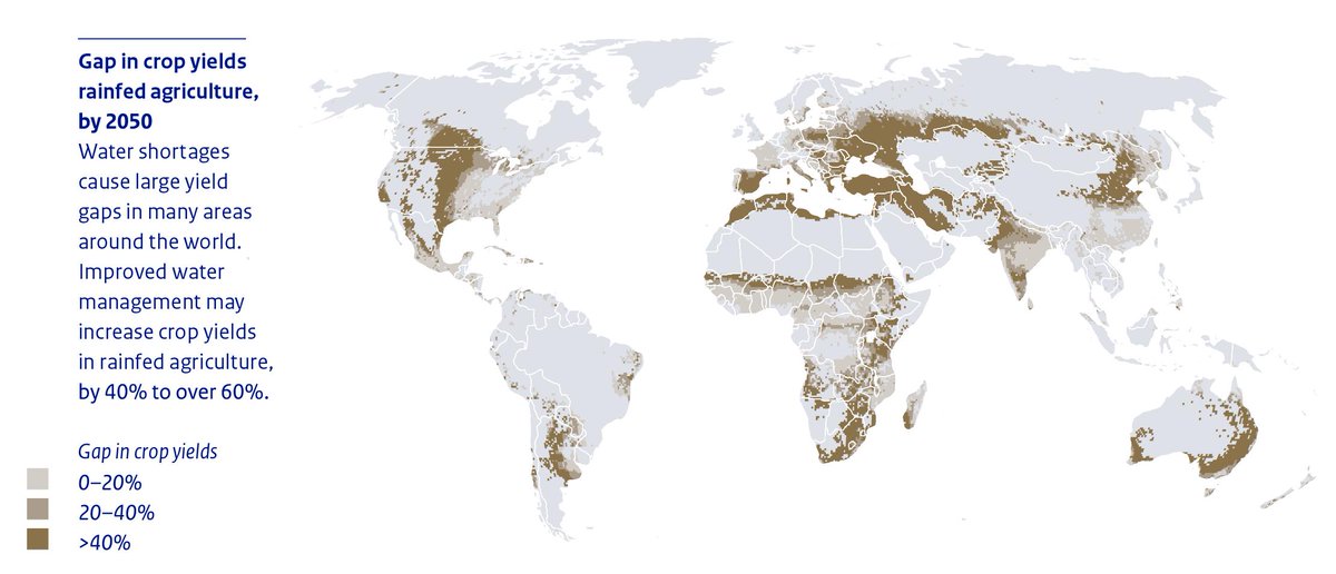 Leefomgeving's tweet photo. Vandaag bracht #IPCC rapport #ClimateChange &amp; Land uit 🌍

Verbeterd watermanagement kan klimaateffecten in kwetsbare gebieden compenseren en agrarische productie met >40% verbeteren. 

Precies wat #PBLNL zegt in https://t.co/6f2qZsgfQt #klimaatverandering https://t.co/Rvm6gX8mxR