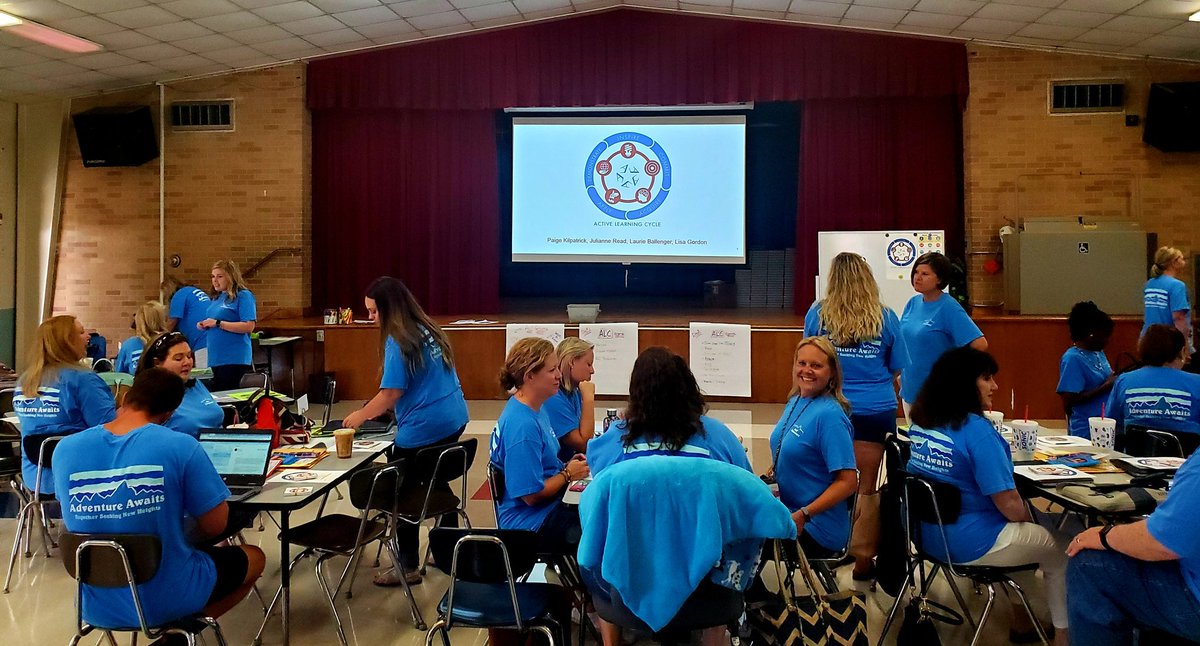 JEstillette's tweet image. Duff ES is going all-in with Active Learning Cycle! And their own teachers are leading the training! #AISDactivelearning @duffmustangs