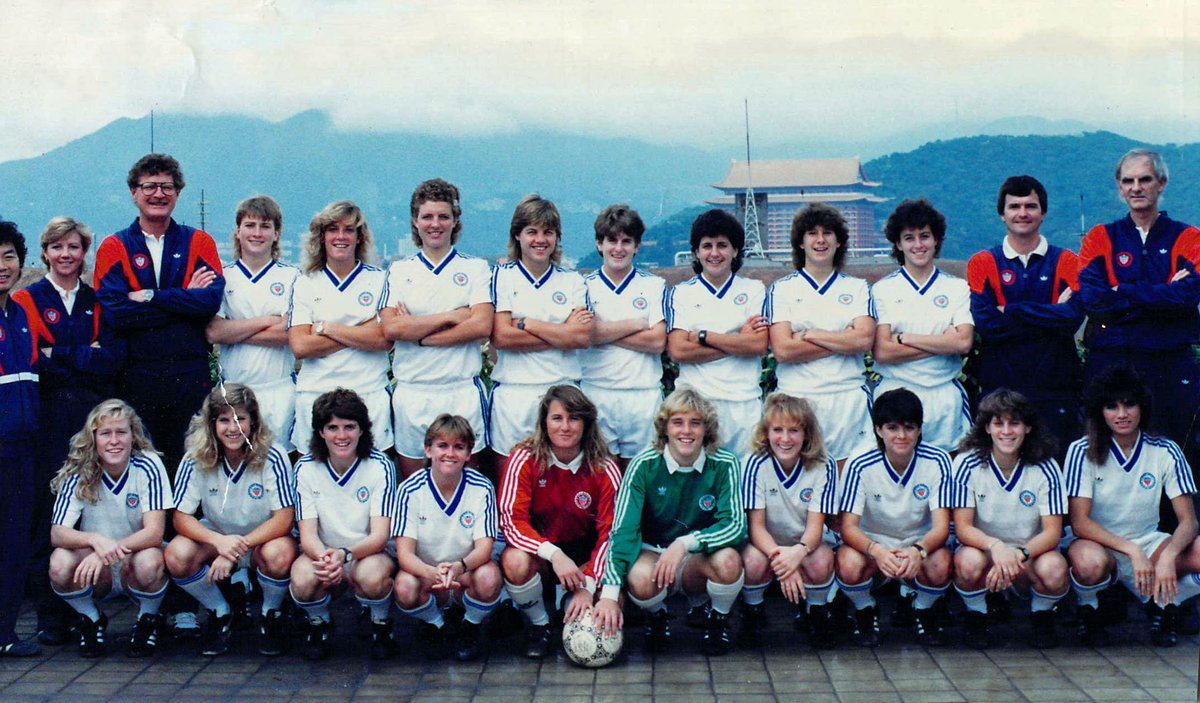 WA_Legends's tweet photo. #TBT Washingtonians in their ranks & stars in their eyes. Soon they would rule the world. USWNT poses during prior tour to Asia. Wouldn't you love to hear their story? Then join us Aug 31 at The NINETY. Tickets, info via https://t.co/bJvGICrlPN #Akers #Allmann #Henry #Higgins https://t.co/zj6PTVTBpE