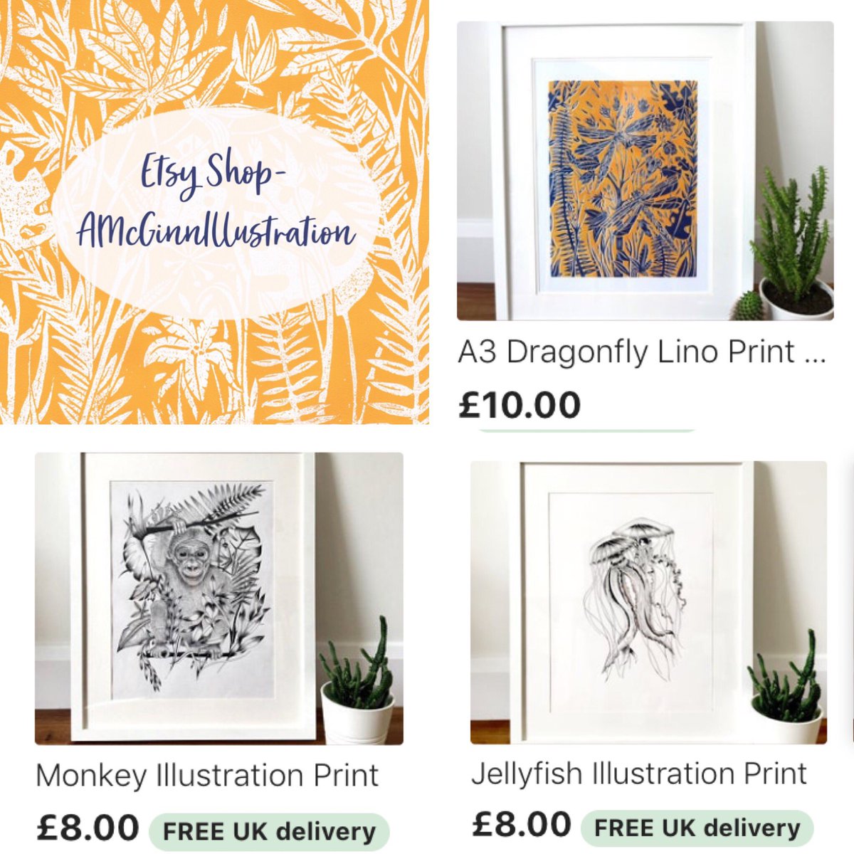 Alex_McGinn's tweet photo. Recently updated my Etsy store!!
https://t.co/oW2hvrUfpD

#illustration #illustrationart #etsy #etsyfinds #etsygifts #linocuts https://t.co/nncptLUFJ9