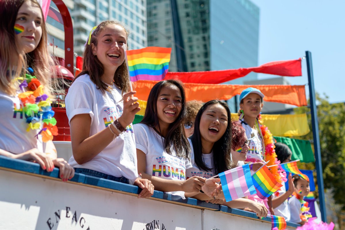 WestVanSchools's tweet photo. On Saturday over 50 staff and students joined us for this year's 2019 Pride Parade!
Love. Solidarity. Equality.π³οΈβπ
#TeachingWithPride #WestVanEd #VanPride2019 https://t.co/42F4VlrpNQ