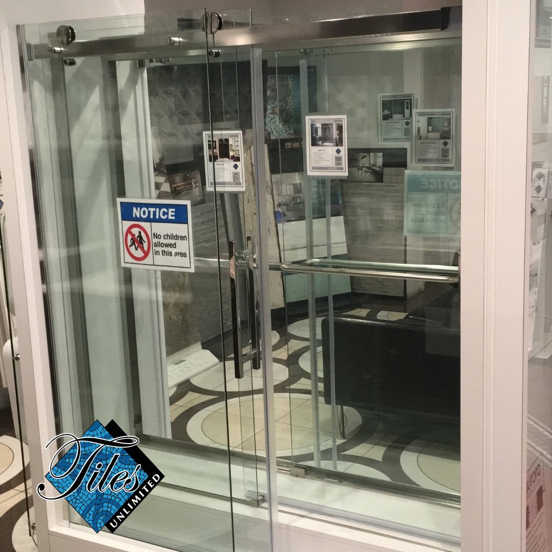 TilesUnlimited's tweet photo. Make your shower doors the perfect match for your new bathroom with our Custom Shower Doors! https://t.co/mVRpcj8A30