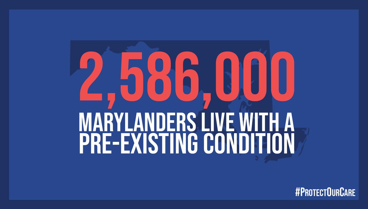 RepStenyHoyer's tweet photo. If Republicans succeed with their lawsuit to eliminate the #ACA, Marylanders with pre-existing conditions will lose critical protections and see their health care costs increase. We can’t let it happen. House Democrats will continue to fight to #ProtectOurCare. https://t.co/Gw4Xckl2Ge