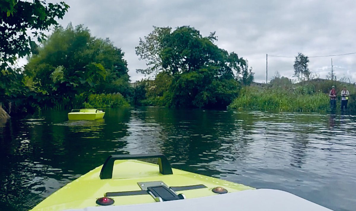 Nick_Everard's tweet photo. Testing the latest of our @EnvAgency #Hydrometry #riverscience tools today. The #ARCLite, son of mighty @ARCboat . Safer, quicker river mapping & monitoring for floods & droughts & all points between. https://t.co/YAxmNlGoDx