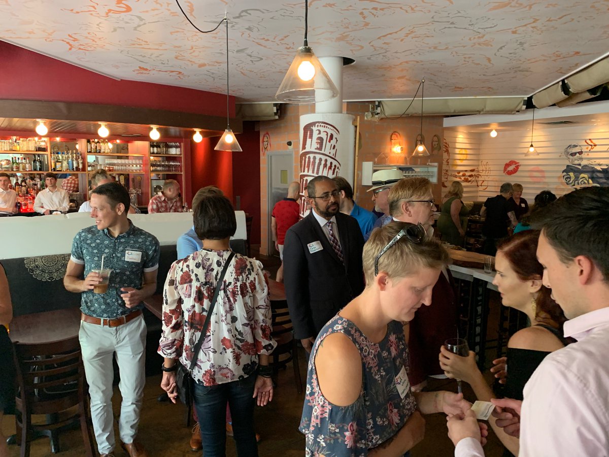 Soaltech's tweet photo. We had a wonderful time at the @austinlgbtbiz Rainbow Ribbon cutting ceremony for #BalconesDental! Big thank you to #Gusto Italian Kitchen for hosting us!
β€οΈπ§‘ππππ
#soal #soaltech #networking #lgbt #atx #austin https://t.co/sl289JE2kU