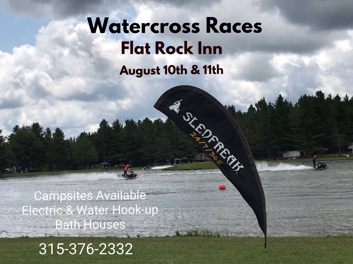Sledfreakcom's tweet photo. Flat Rock Inn, Martinsburg - Tug Hill NY #watercross #sledsonwater https://t.co/6vd1OVO4bA