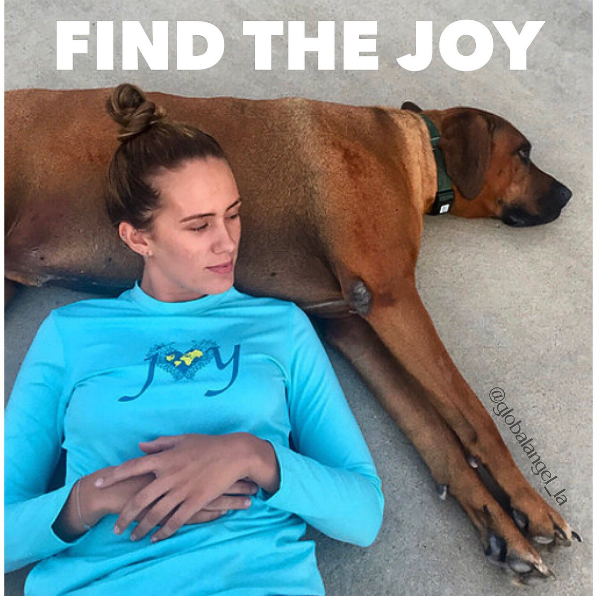 GlobalAngel_LA's tweet photo. These days, we could all use a little more joy. Look for it. Find it. It’s there, we promise! Start with our Joy Long Sleeve Performance Tee, in Versilia. Choose your product, choose your charity, choose joy. Tap the link in our bio to get yours &amp; learn more! #ThursdayThoughts https://t.co/r5FyGWvxg9