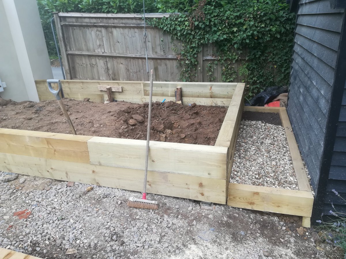 housed_well's tweet photo. building a little sleeper plant bed and a small gravel path beside it https://t.co/2ZbrDTqEhX