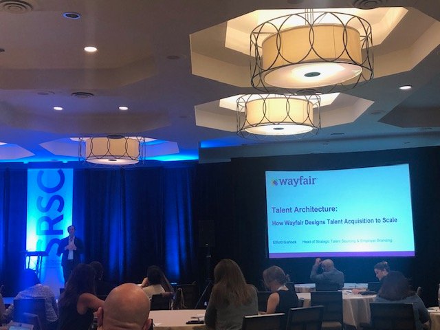 CareerArc's tweet image. @elliottgarlock is breaking down the keys to success when designing talent acquisition to scale #TalentArchitecture #SRSC #SRSCTribe