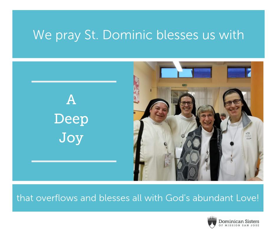 Today is the Feast of St. Dominic! We pray that through his intercession we all may joyfully proclaim the Gospel message of love!