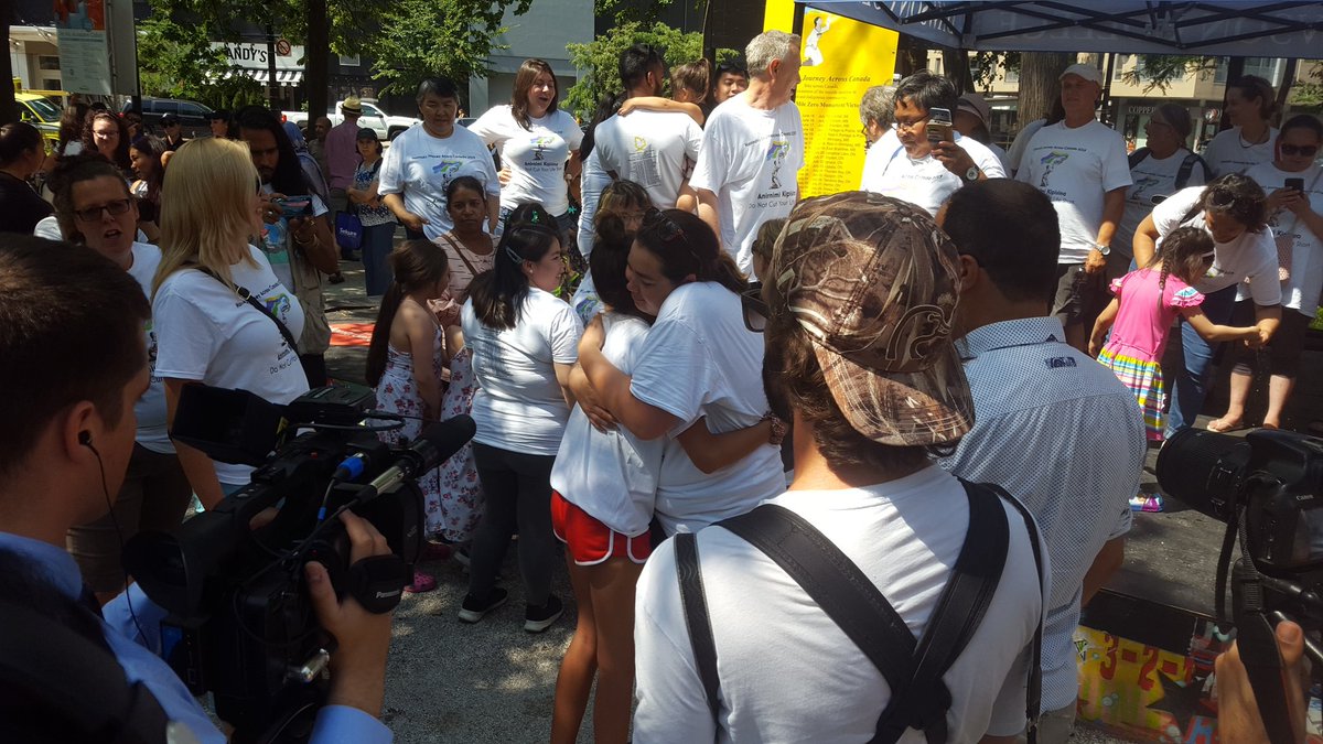 An emotional end to this part of the journey. Now...how will you help continue? #SuicideAwareness #inuit #INDIGENOUS #Metis #DontCutYourLifeShort