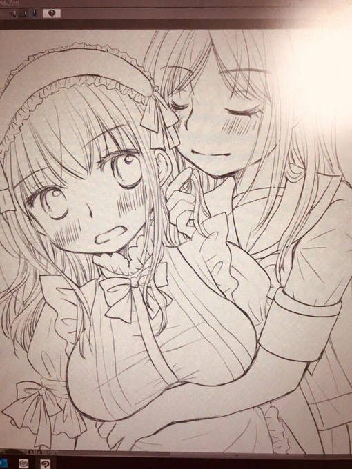 おまけ用イラストペン入れ終わった〜〜!! 