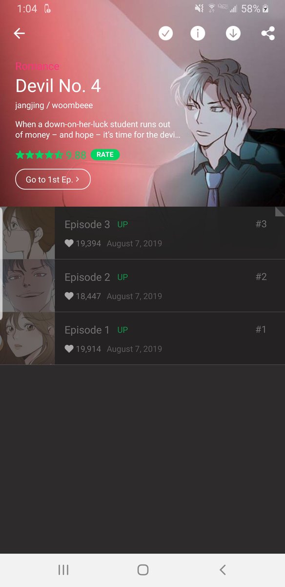 SinReadsOnIce's tweet photo. I love it already!
#DevilNumber4 #DevilNo4
#Webtoon https://t.co/6s7trx6UpI https://t.co/eXvo0S4Ple