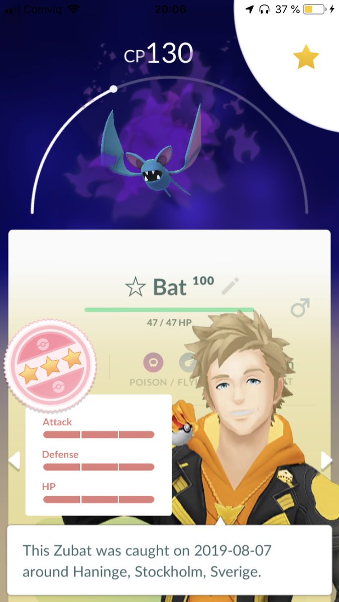 PokeGoLidingo's tweet photo. @ItsFleeceKing Sweet, i got my first 💯 shadow 😍 https://t.co/d8JFkCwfkB