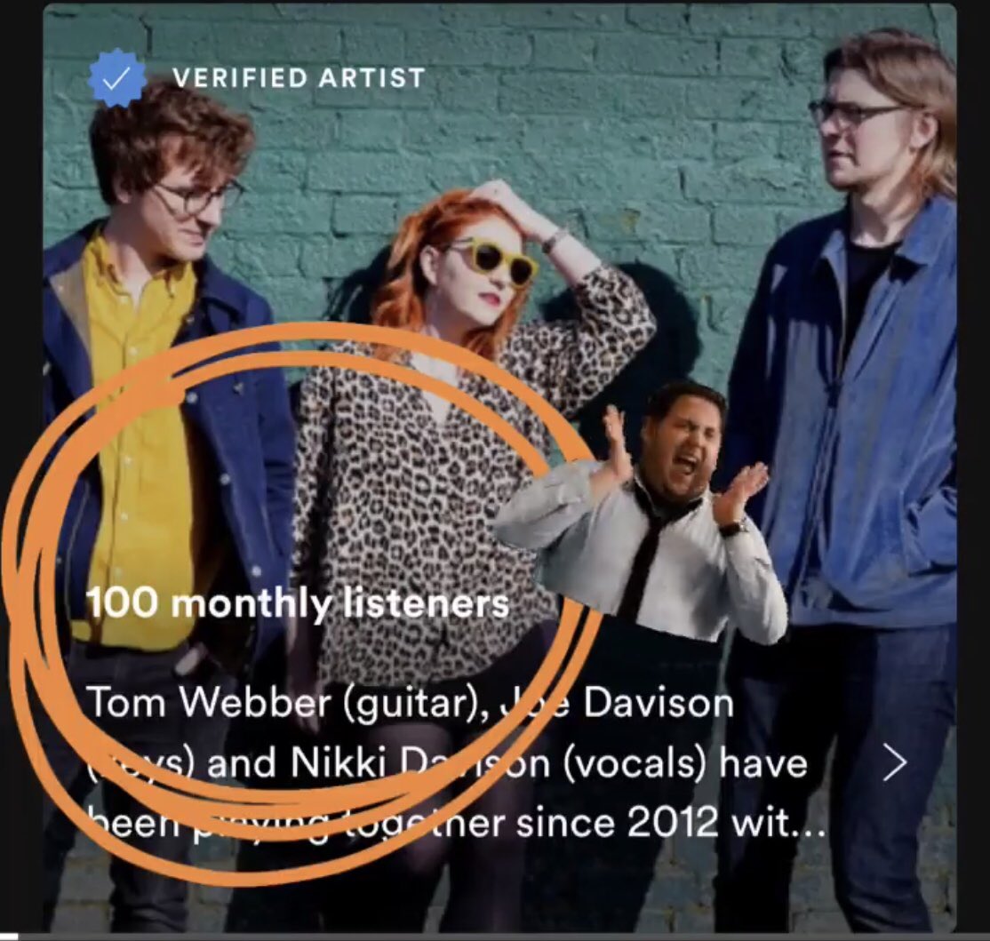 Might not seem like much but this is a BIG DAY for us in Quietones Towers. Thanks to all of you who are listening to our little ditties!