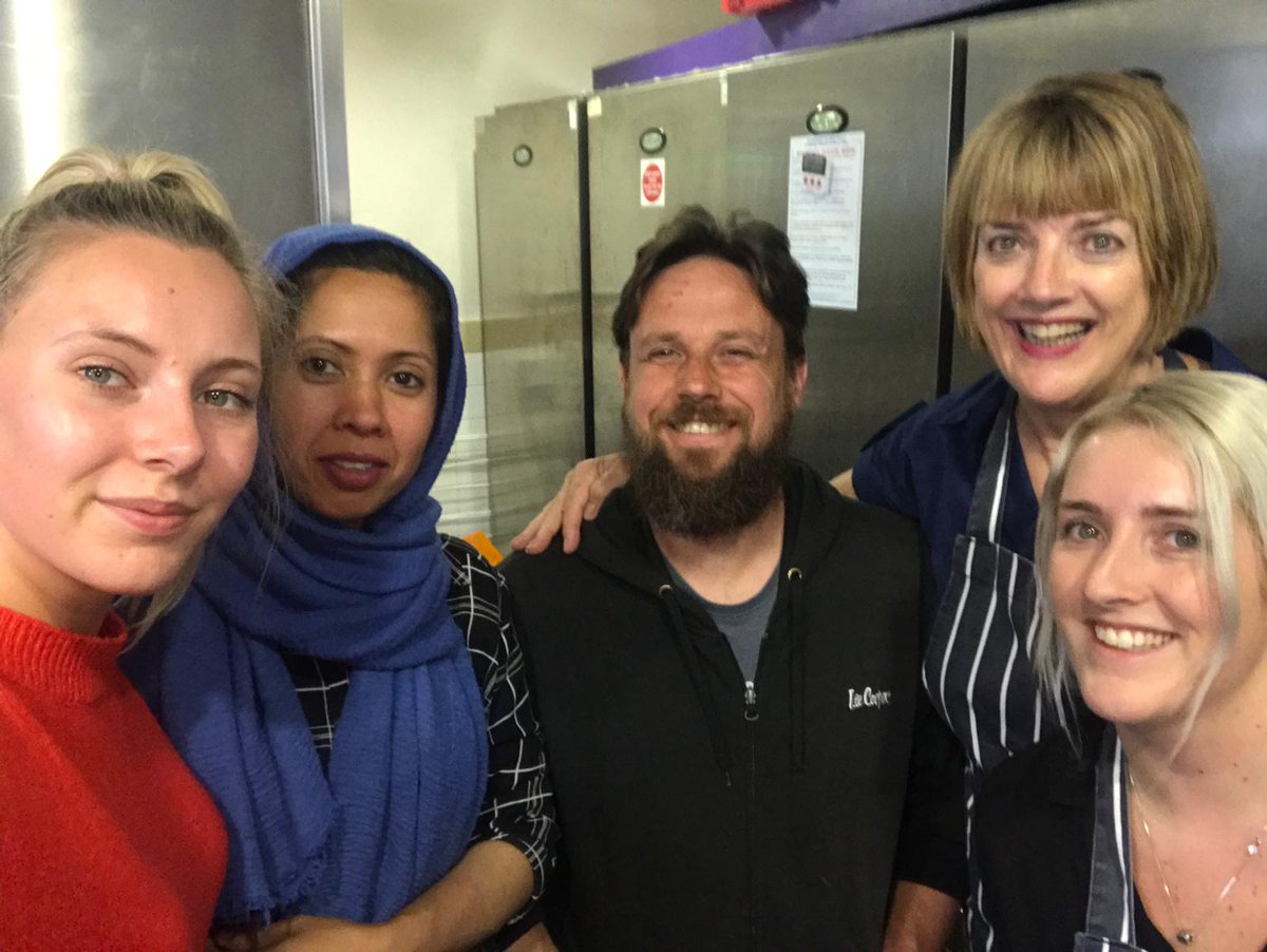 mrs_od's tweet photo. Today team members Amy and Lucinda from @SkanskaUKplc helped out @recoverypathway for breakfast #recoverypathway https://t.co/dWMmhevcMf
