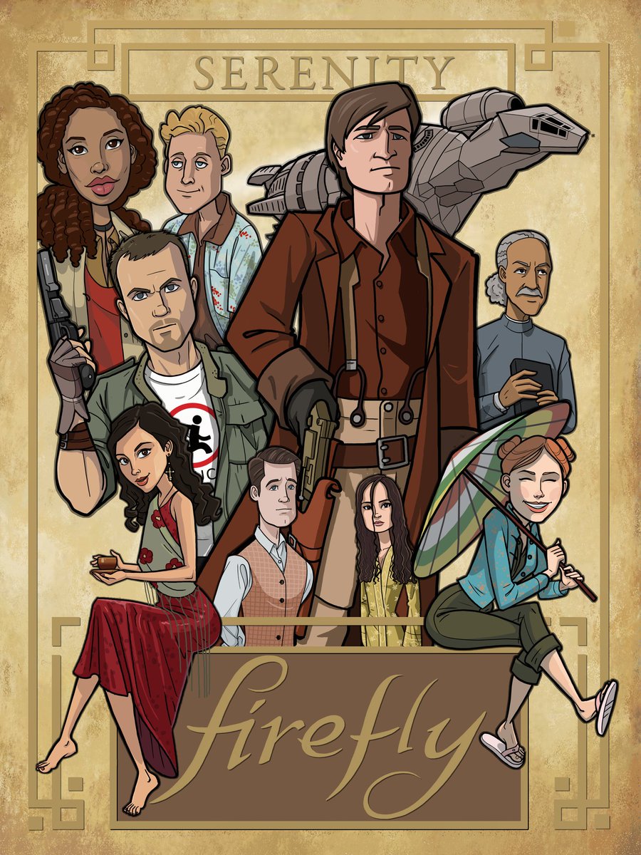 Just a little fun with the crew of the starship serenity.  #firefly #fireflycast #josswhedon #NathanFillion #morenabaccarin #adambaldwin #alantudyk #ginatorres #ronglass #summerglau #seanmayer #jewelstaite #browncoats