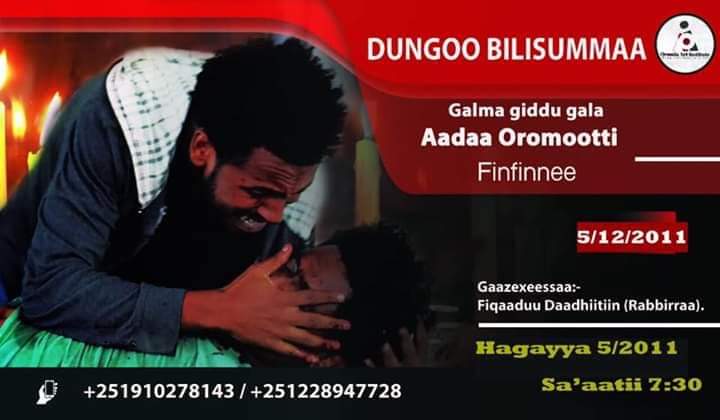 TagTagel's tweet photo. 'DUNGOO BILISUMMAA'
 Tiyaatira Afaan Oromoo Seenaa dhugaa irratti kan xiiyyeeffate. Institiyutii Artii Oromiyaatin kan dhiyaate. Qabsaawoonni haaqaa hiree Oromoo fi Oromiyaaf jecha kufani cabani duungoo bilisummaa yoo nuf qabsiisan kan agarsiisu. @Abbaacabsa @GBelbaa https://t.co/ss4z1VEqpx