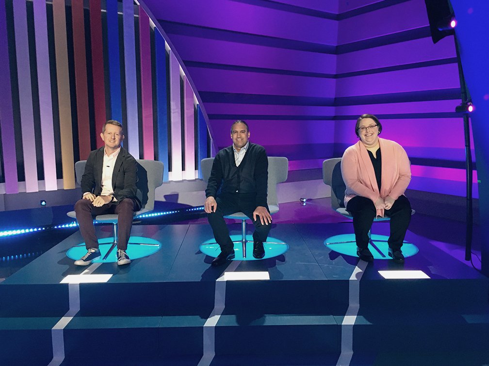 GameShowNetwork's tweet photo. Watch these contestants test their trivia skills against today's experts @KenJennings @RajDhuwalia @susannahb on #BestEverTrivia at 4p! https://t.co/dJpLWGti1p