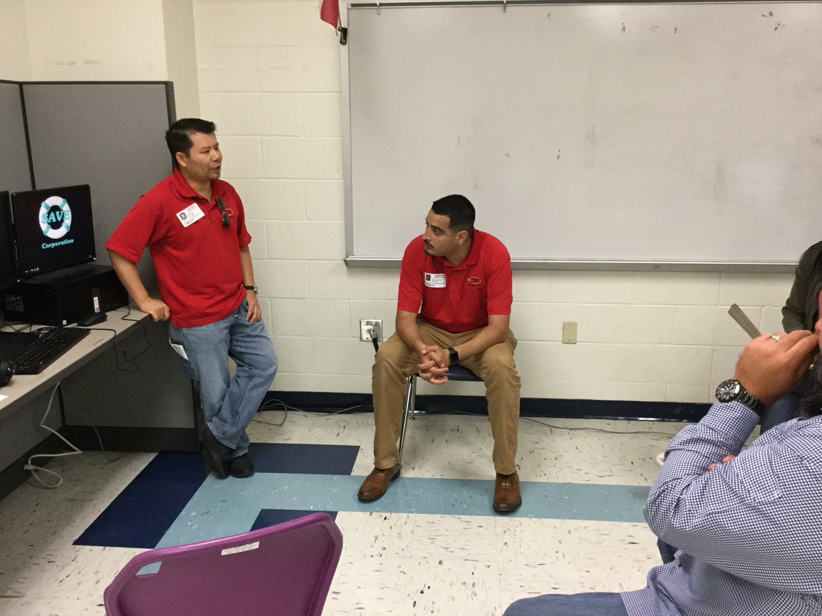 McAllenISDCTE's tweet image. #TeachingSolutions training our law enforcement and emergency services teachers on the new state of the art 911 Emergency call Simulator that will be housed at @McHiPride @Pride_Mustangs @Rowe006 @AECHS_Carmona #DistrictOfChampions @McAllenISD