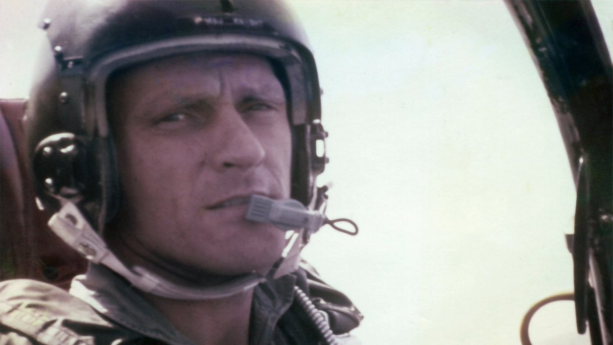 FOX4's tweet photo. Southwest captain Bryan Knight was just 5yo when he said goodbye to his father at Love Field. Air Force Col. Roy Knight Jr.'s fighter plane was shot down during the Vietnam War. Today, Knight finally brought his father's lost remains back to Love Field. https://t.co/jZZpfjfRzO https://t.co/yP0yPhnopX
