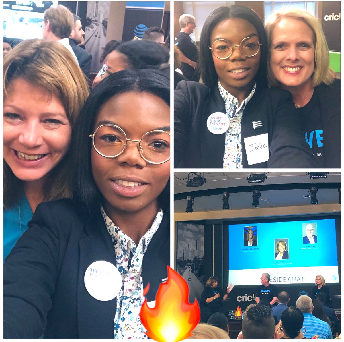I had an amazing time today at the Fireside chat with @brianjshay &amp; <a href="/_Shelley_G/">Shelley Goodman</a> 🔥! It was sooooo exciting to bump into <a href="/judy_cavalieri/">Judy Cavalieri</a> she put the biggest smile on my face! Thank you <a href="/marvymoore/">marvy moore</a> for this incredible experience! #GSCunitedforce