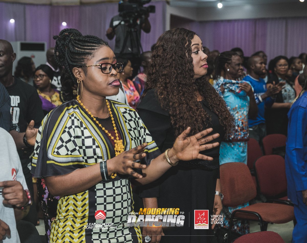 tremvh's tweet photo. Giving God praise at the Leading Edge Conference #LEConference2019 

We learnt yesterday about the need to change our mindset, that we should look beyond the storm and look at the assurance of peace from a God that has never failed and can not! So we dance!!!!

#LEConference2019 https://t.co/veeXmm06g5
