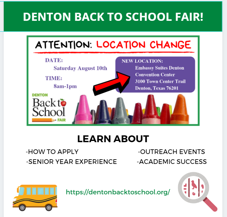 EAatUNT's tweet photo. Come visit our booth this Saturday at the Denton Back To School Fair! We can't wait to see you! https://t.co/vfhgHAHpN8 https://t.co/0OVwJHgvAP