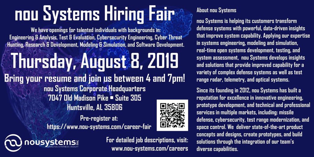 spacekeg's tweet photo. Come to nouSystems today 4-7 pm to see why I love working there @nouSystems https://t.co/g0UTCmZIZv