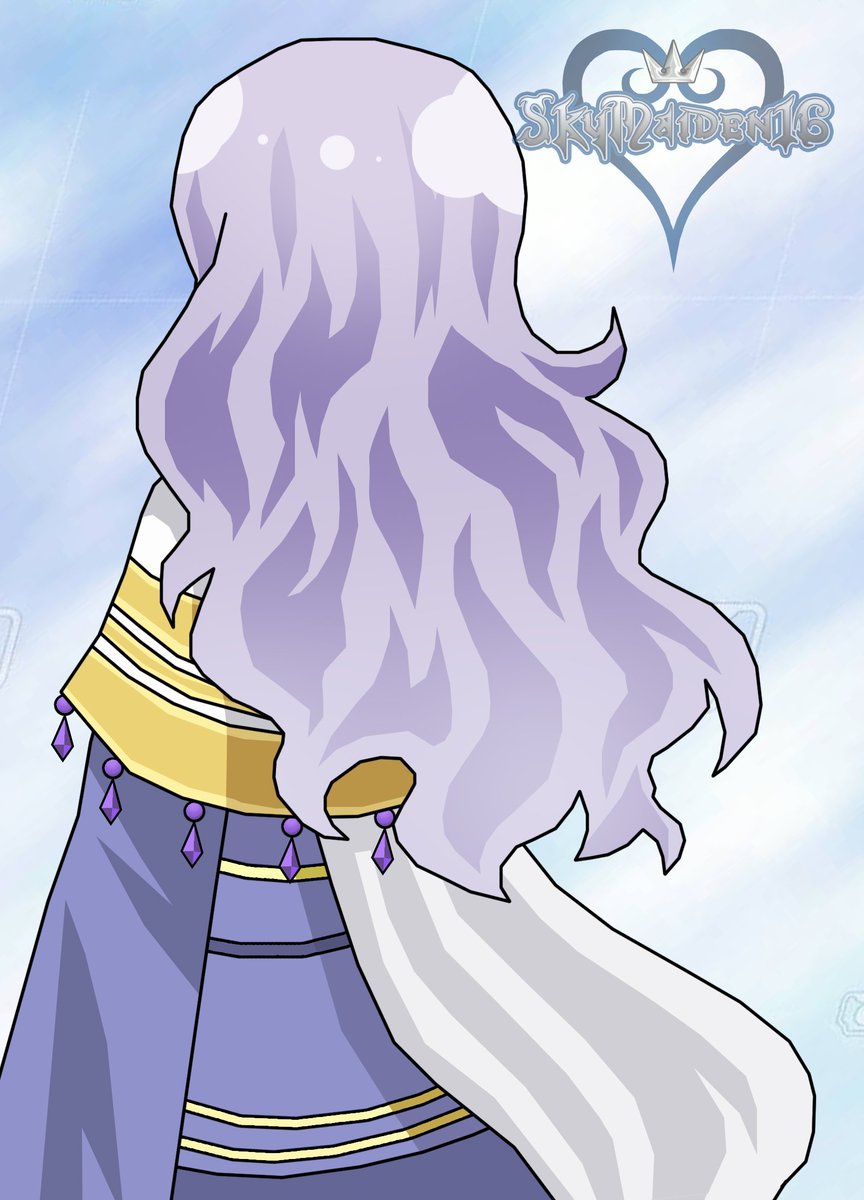 SkyMaiden16's tweet photo. #Invi wearing #Ira's cape/hood/cloak.
I personally love the waves the artist made! XD
Inspired from @dalmus03's artwork!
#InvIra #KHUX #KingdomHearts #Foretellers https://t.co/T3aTn27DME