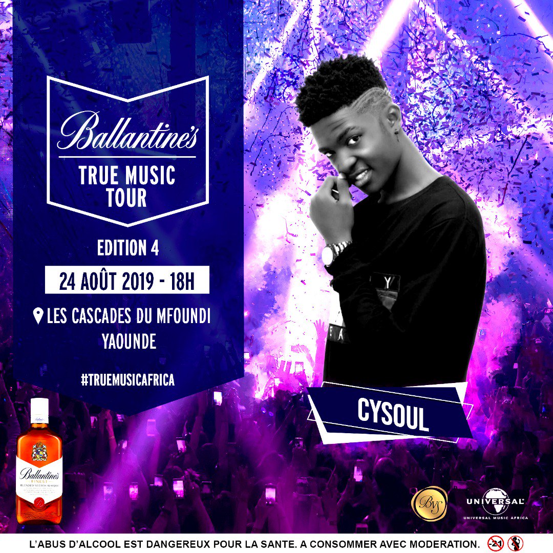 ActuQuo's tweet photo. Retrouvez @CysoulOfficiel sur le Ballantine’s True Music Tour ce 24 août 2019 aux cascades du Mfoundi à Yaoundé.

@cysoulofficiel
@ballantinescm #TrueMusicAfrica.
#Yaounde #Cameroun #Cameroon https://t.co/mulDTTNYWZ