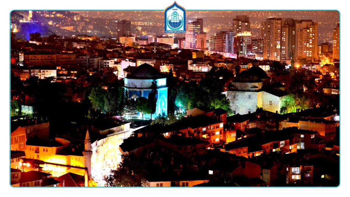 YildirimBld's tweet photo. İyi geceler #Yıldırım 😊

#Bursa #Yıldırım #Gece #YesilTurbe #YesilCami https://t.co/IrI70TiTff