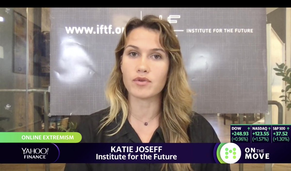 iftf's tweet image. Tech companies need to take responsibility for moderating their platforms, in the face of extremism leading to mass shootings. Katie Joseff, @IFTF research manager in the #Digintel Lab explains on @YahooFinance #techresponsibility #ethicalos #ethicaltech yhoo.it/2YEc4yk