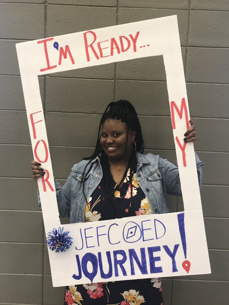 CynthiaCates13's tweet photo. New @JEFCOED teacher’s smiling BIG at New Teacher Orientation!!! Welcome new teachers!! https://t.co/GNiIYc2yzL