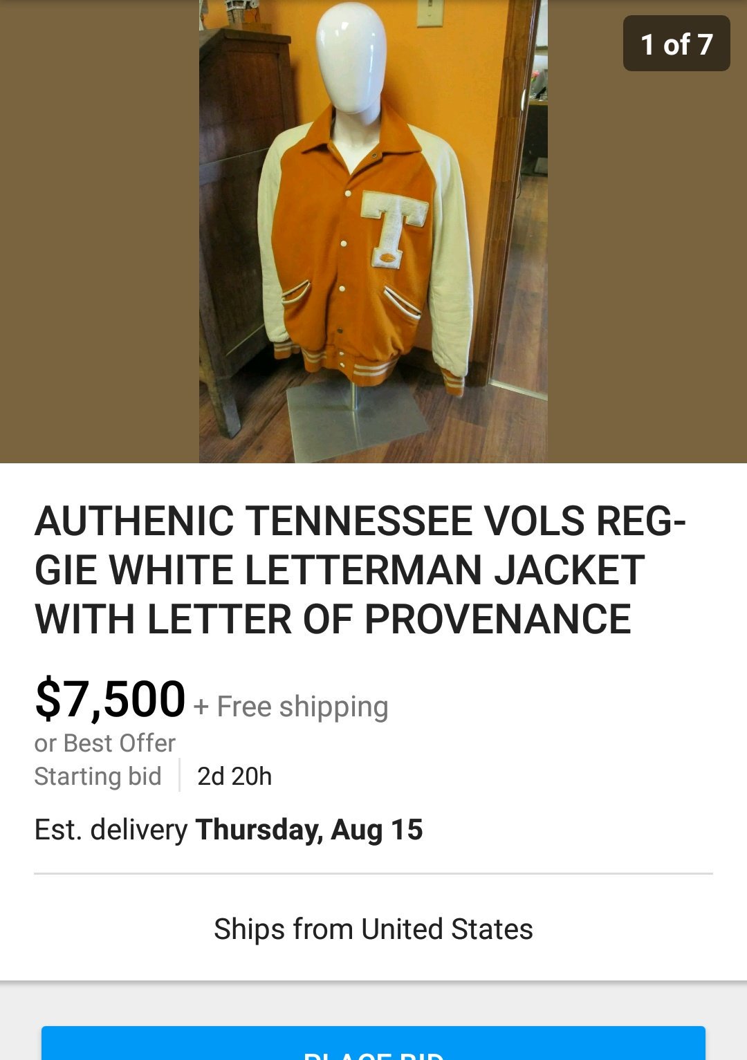 Tennessee vols letterman jacket sale
