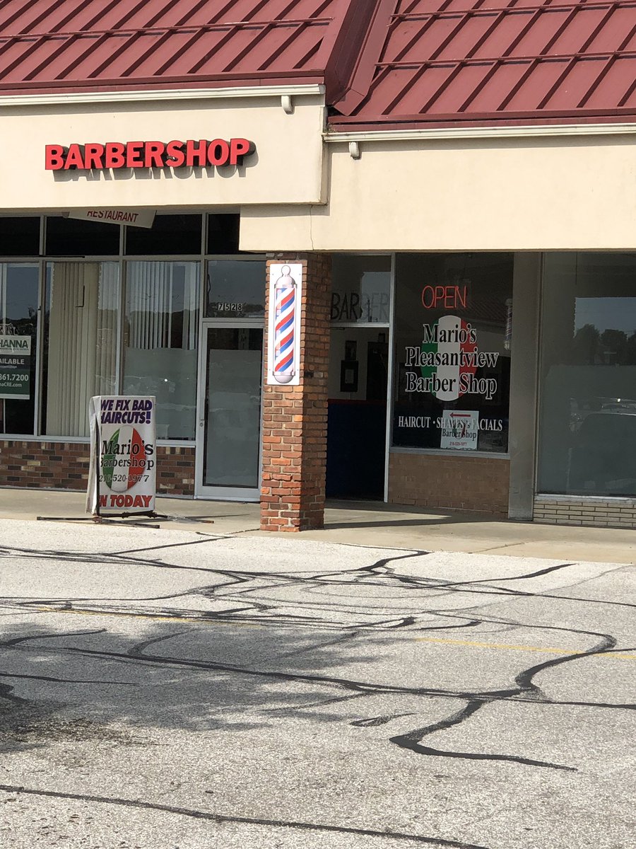 We are out here at the “Stuff the bus” with school supplies sponsored by Mario’s barbershop!