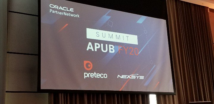RYACO_SA's tweet photo. Presentes en el Oracle Partner Network SUMMIT FY20 https://t.co/oT0qPsf2TC